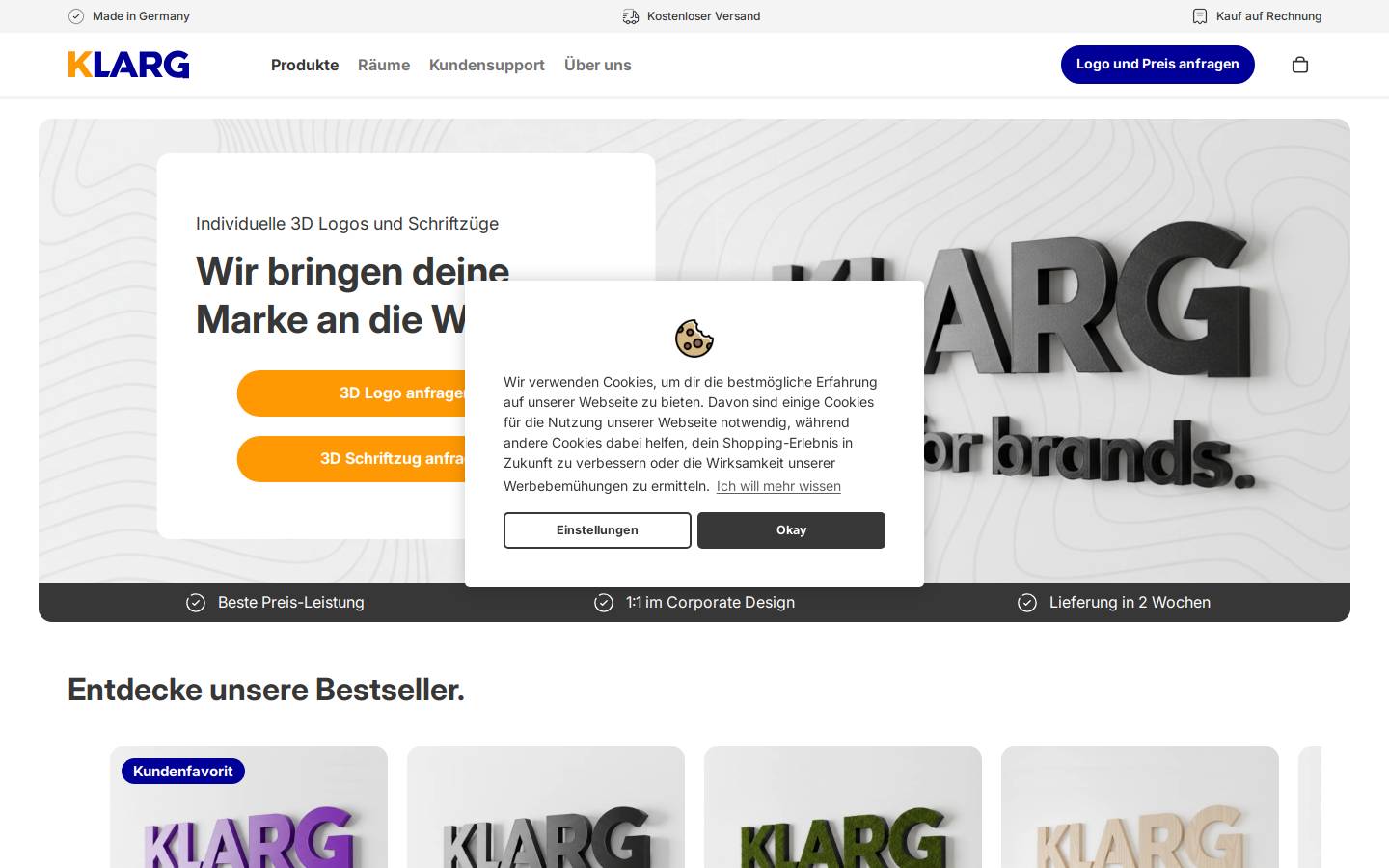 betonklar.com homepage screenshot