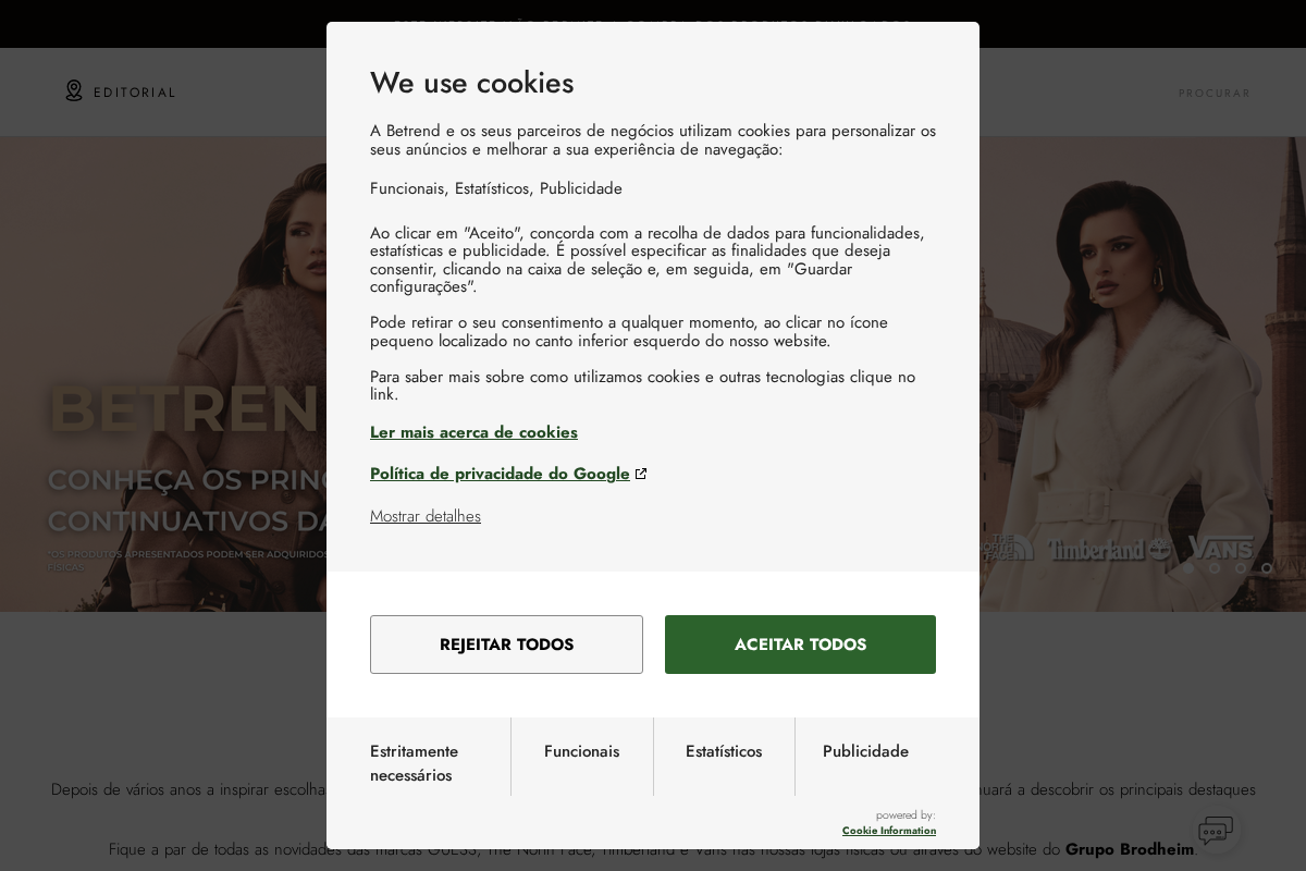 betrend.pt homepage screenshot