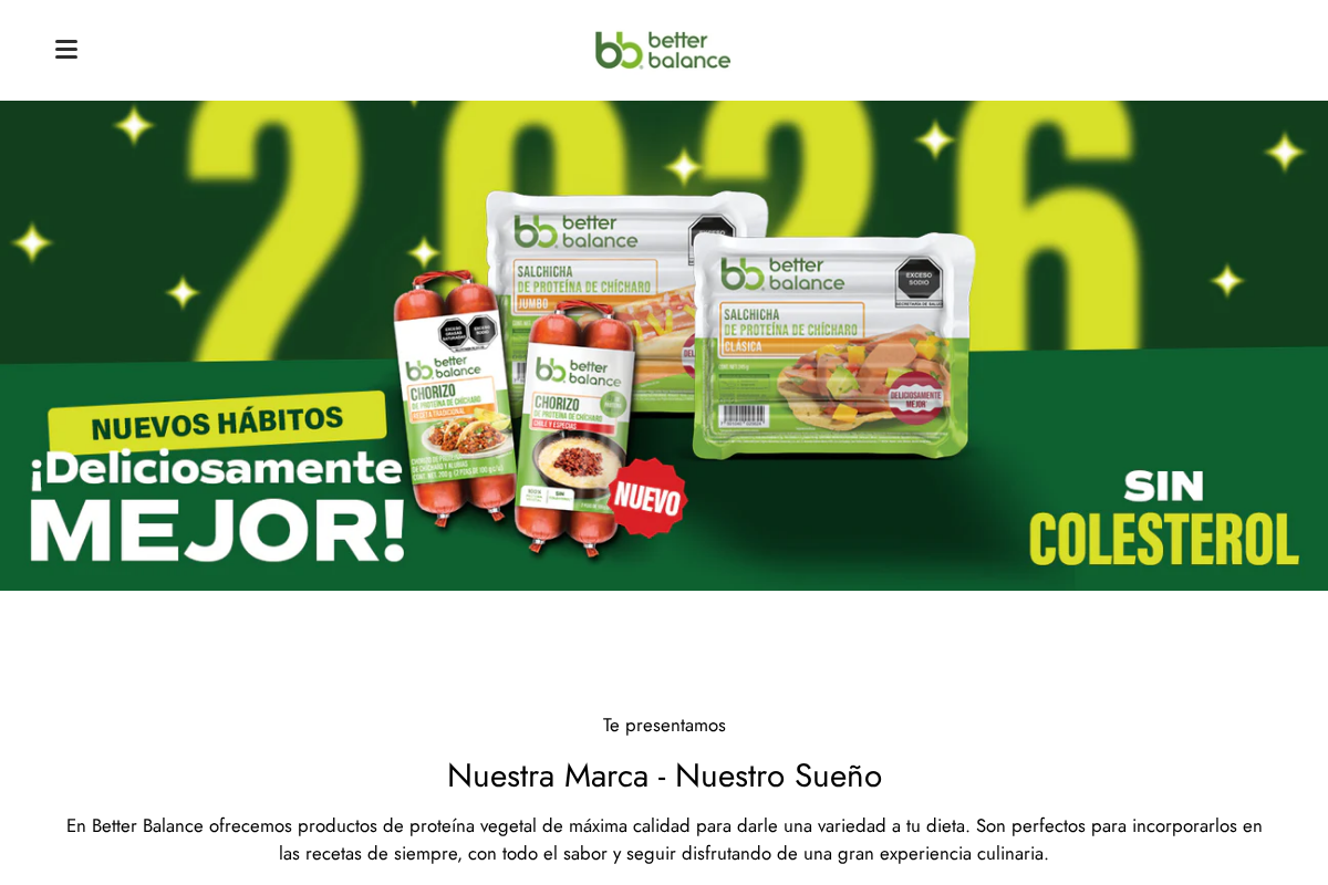 betterbalancefoods.mx homepage screenshot