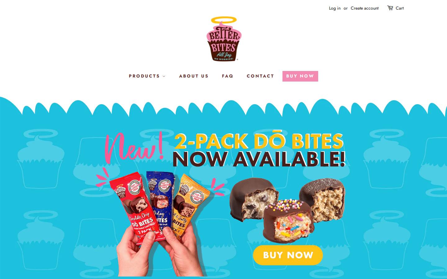 betterbitesbakery.com homepage screenshot