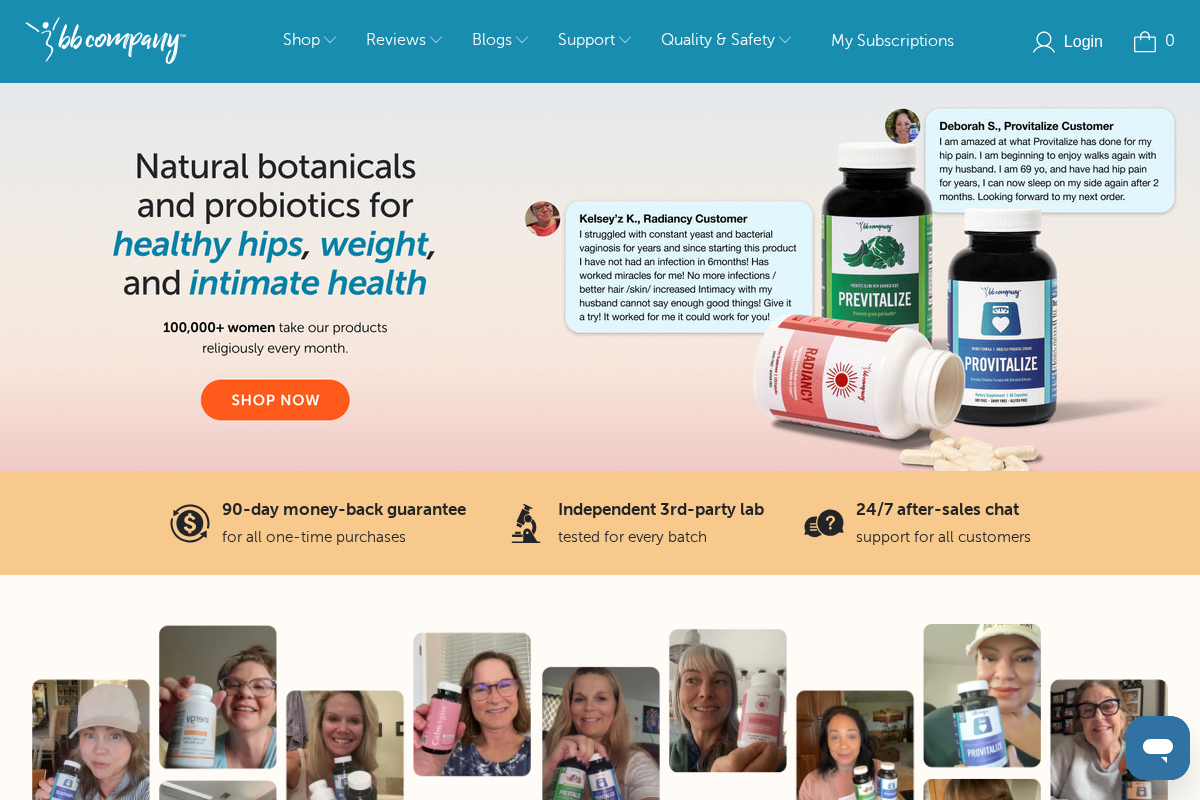 BB Company homepage screenshot