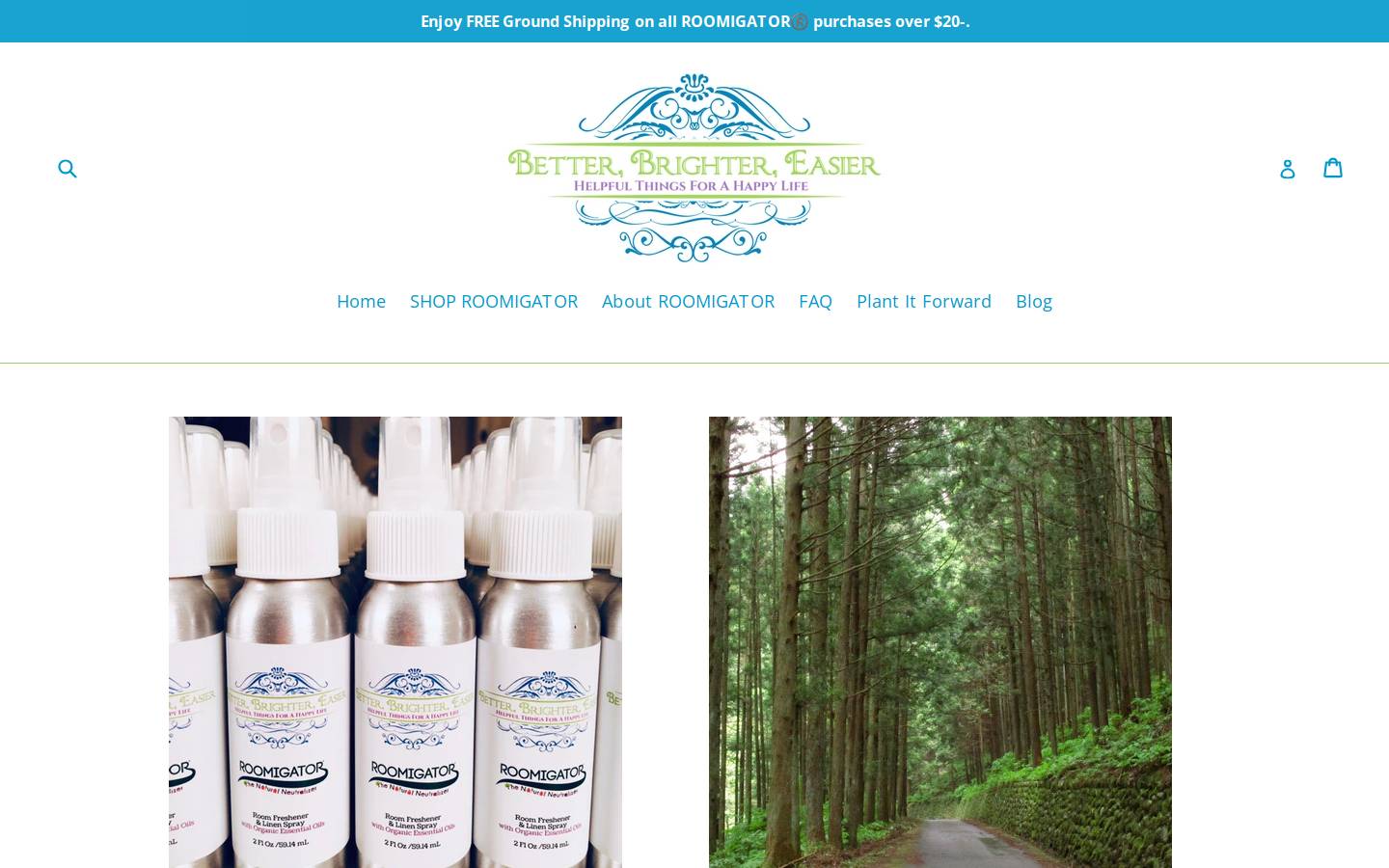 betterbrightereasier.com homepage screenshot