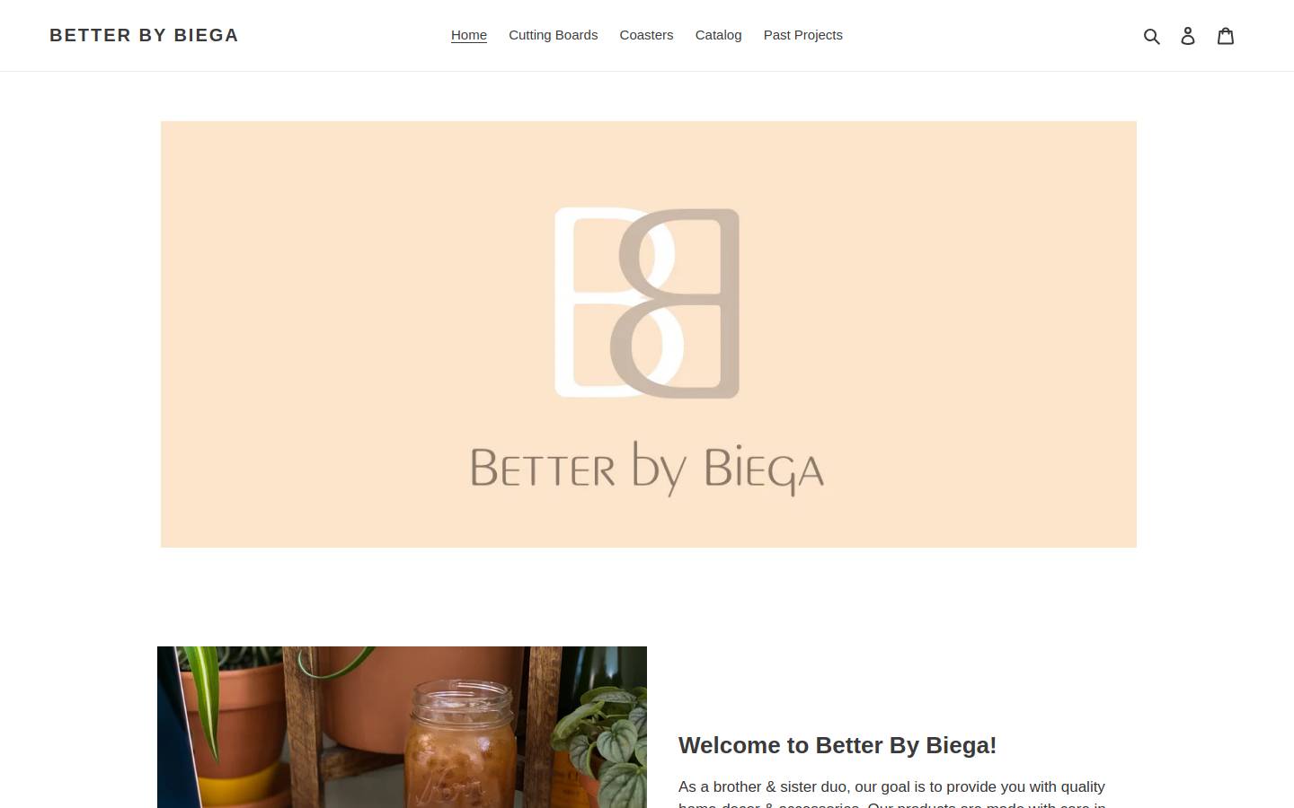 betterbybiega.com homepage screenshot