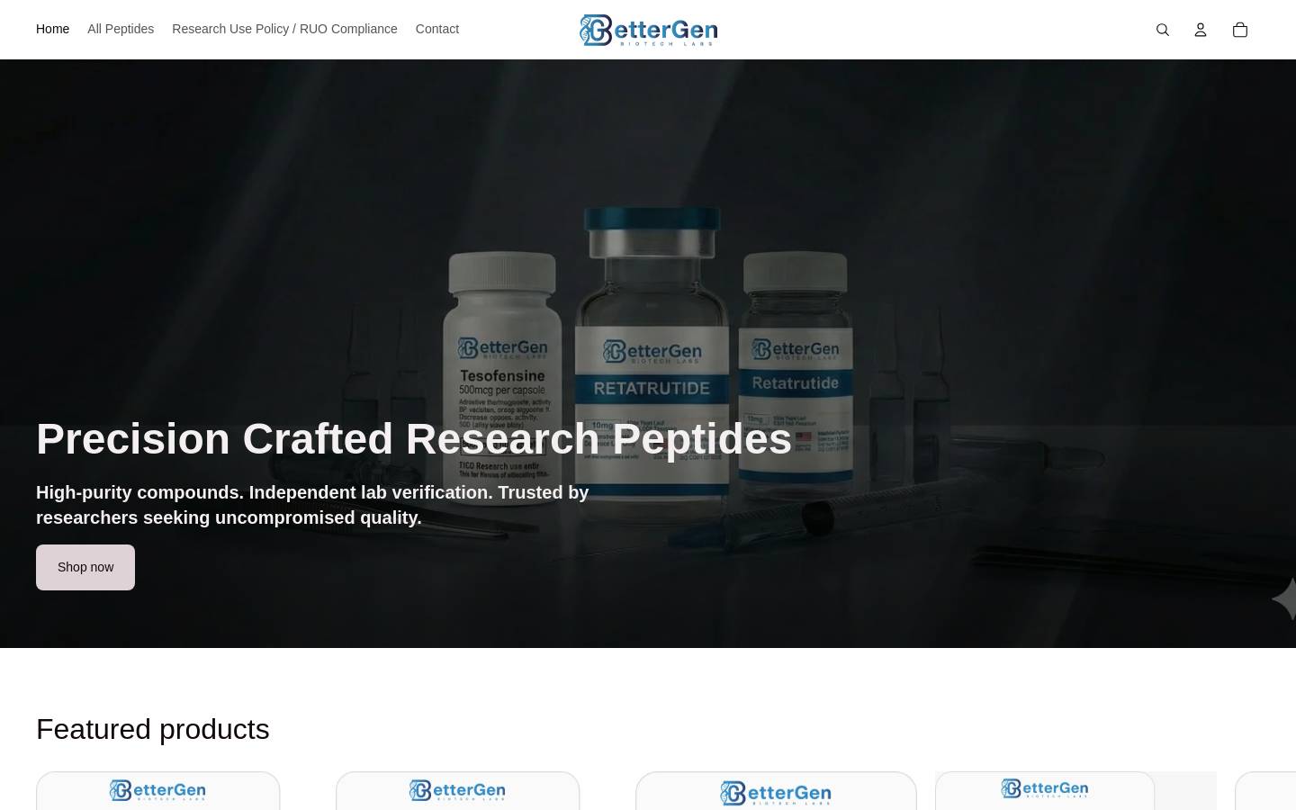 bettergen.co homepage screenshot