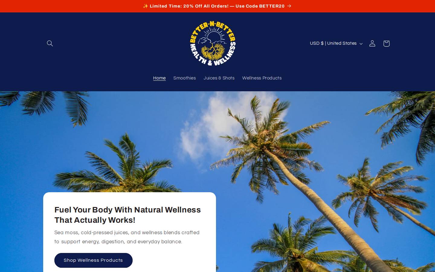 betternbetteroc.com homepage screenshot