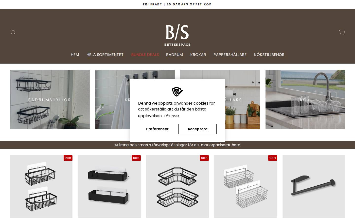Betterspace homepage screenshot