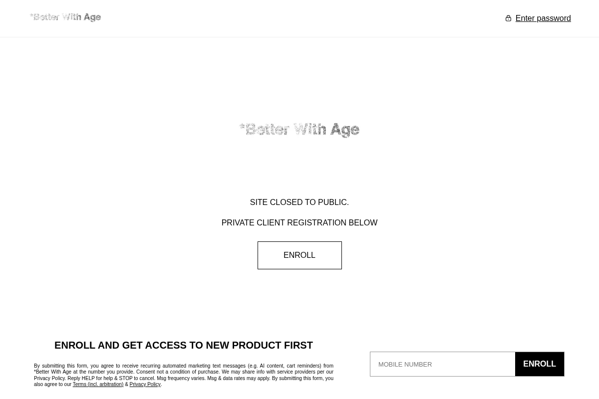 betterwithage.co homepage screenshot