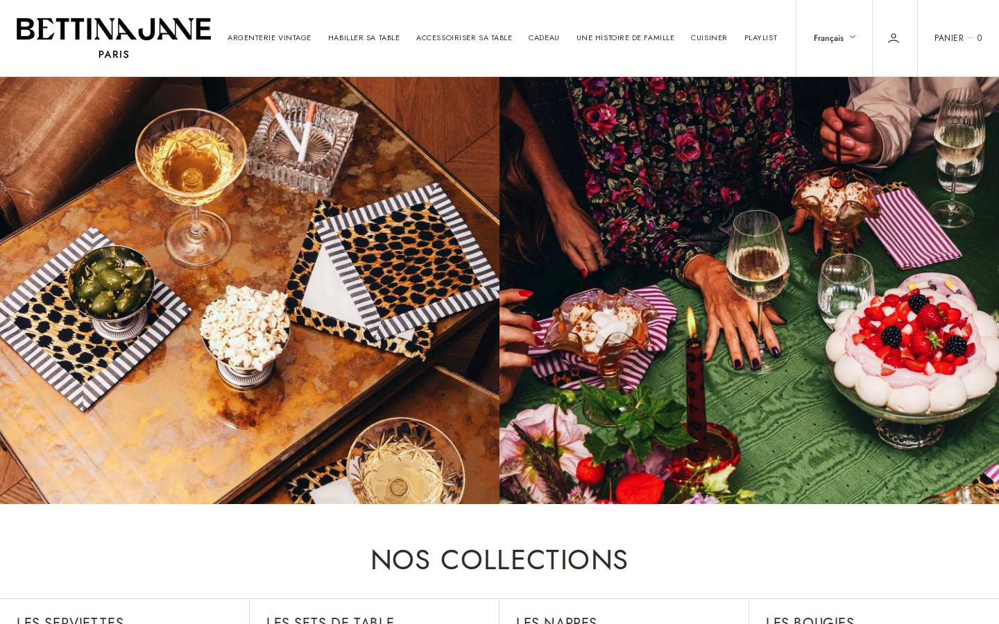bettinajane.com homepage screenshot
