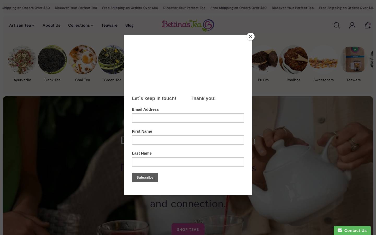 Bettinastea homepage screenshot