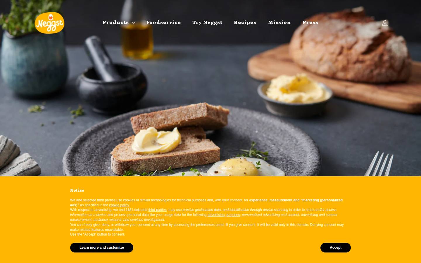 bettr-egg.co homepage screenshot