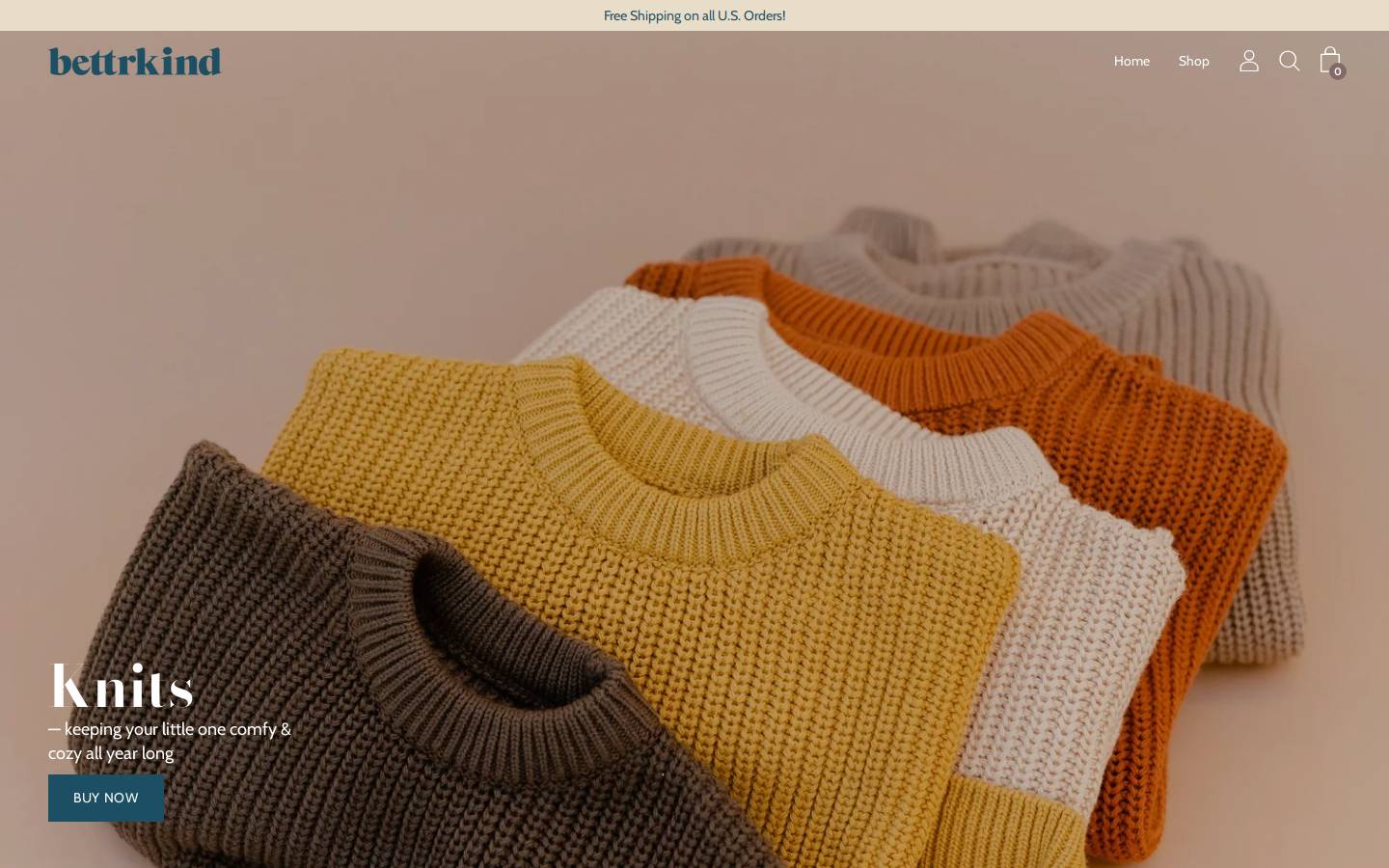 bettrkind.com homepage screenshot