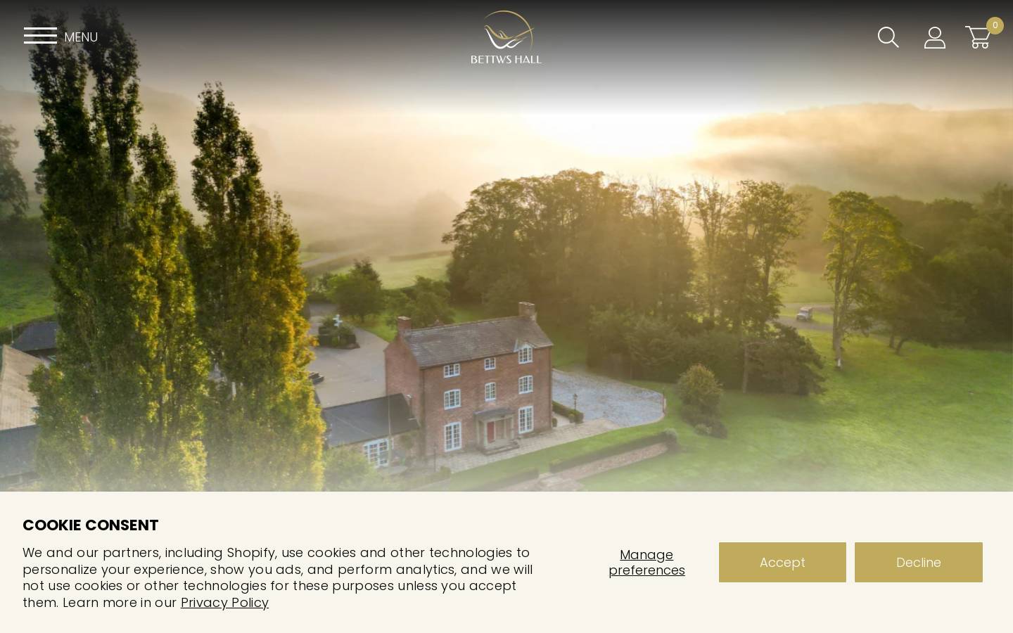 Bettwshall homepage screenshot