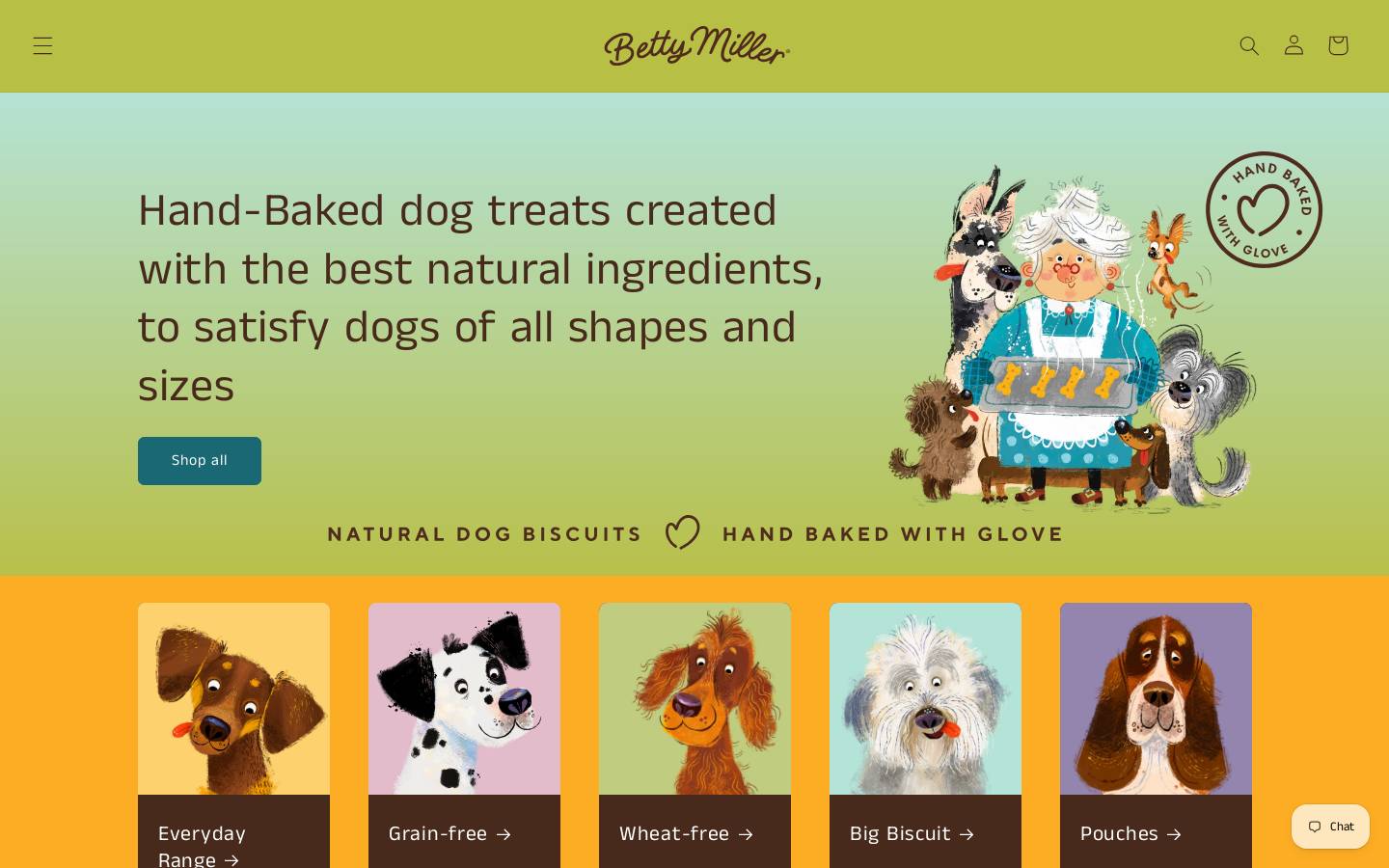 Bettymiller homepage screenshot