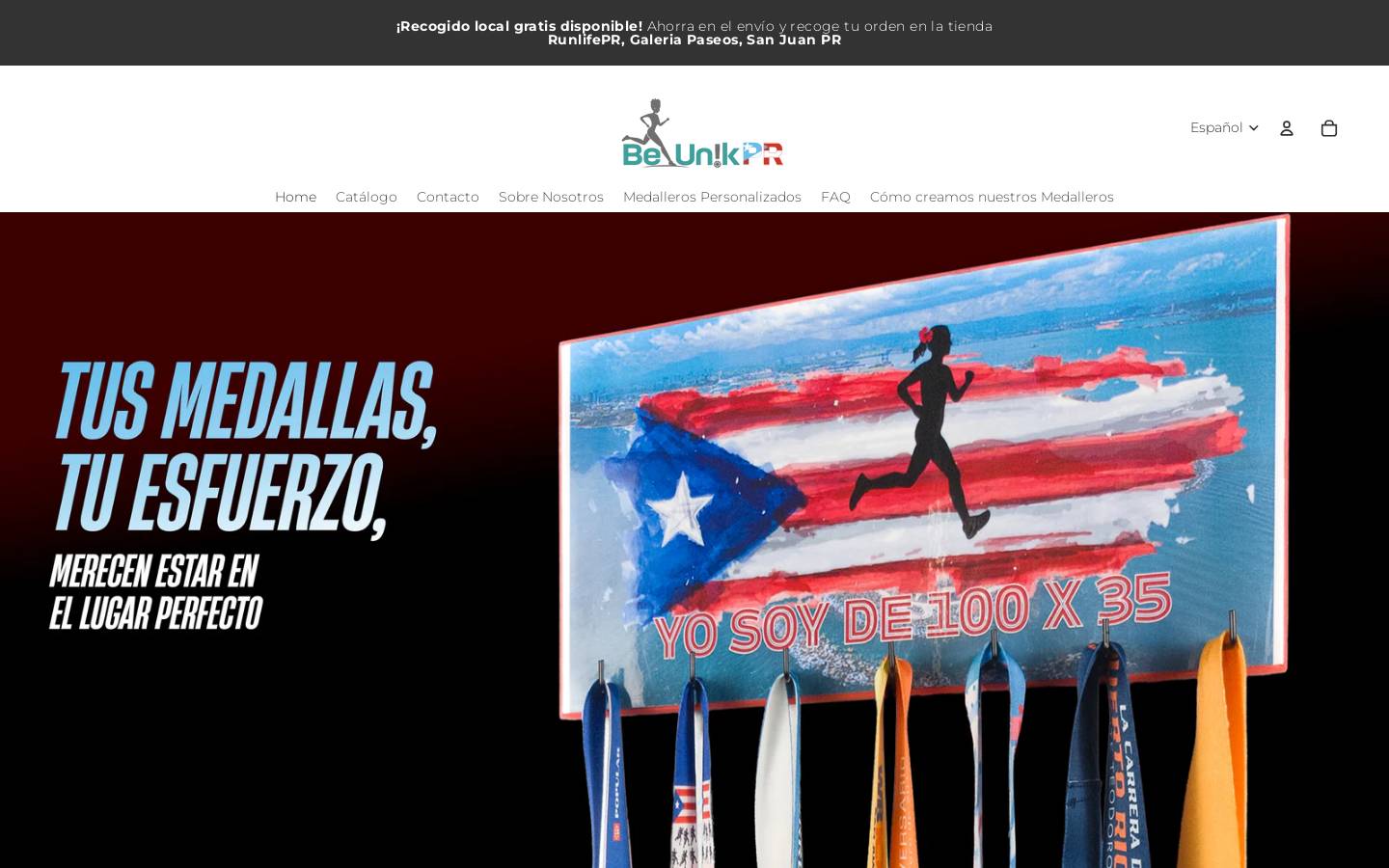 beunikpr.com homepage screenshot
