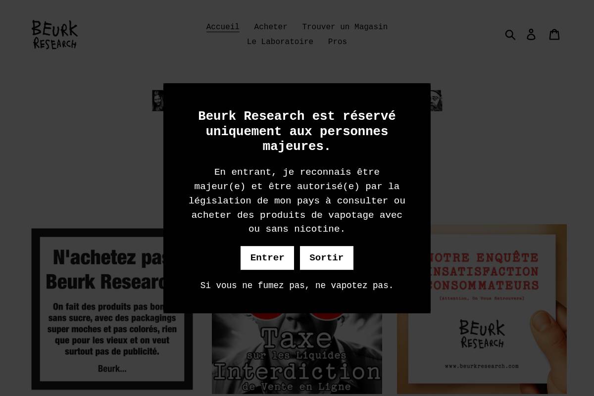 beurkresearch.com homepage screenshot
