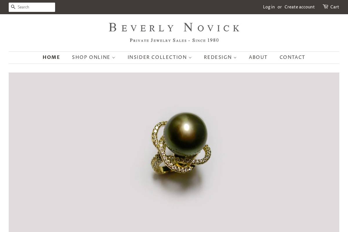 beverlynovick.com homepage screenshot