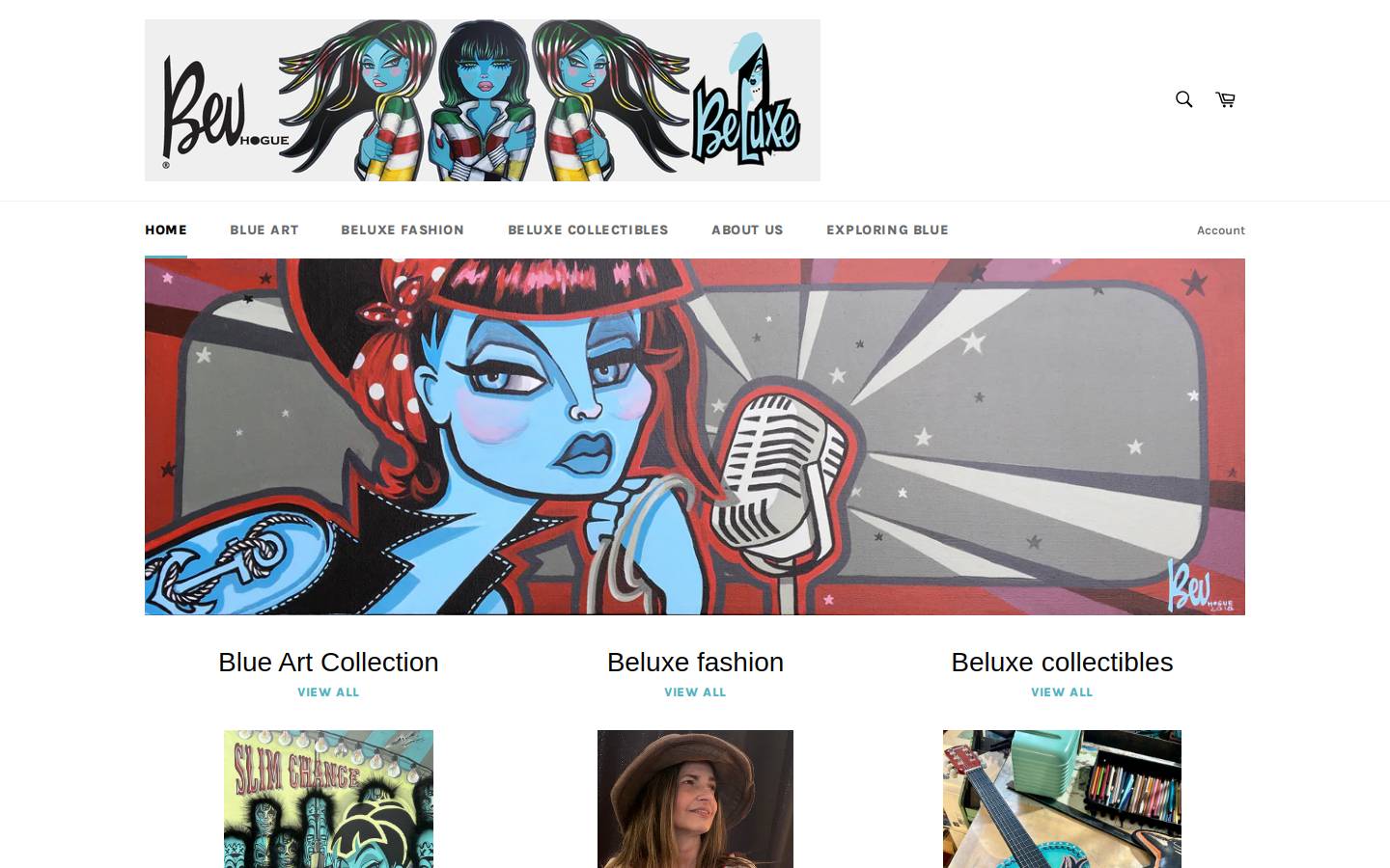 bevhogue.com homepage screenshot