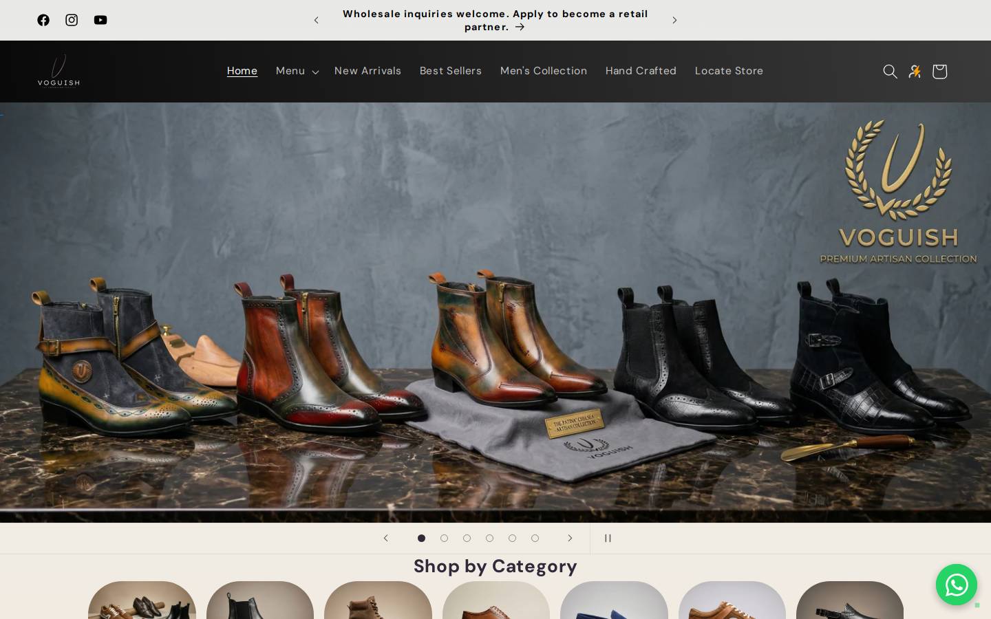 bevoguish.in homepage screenshot