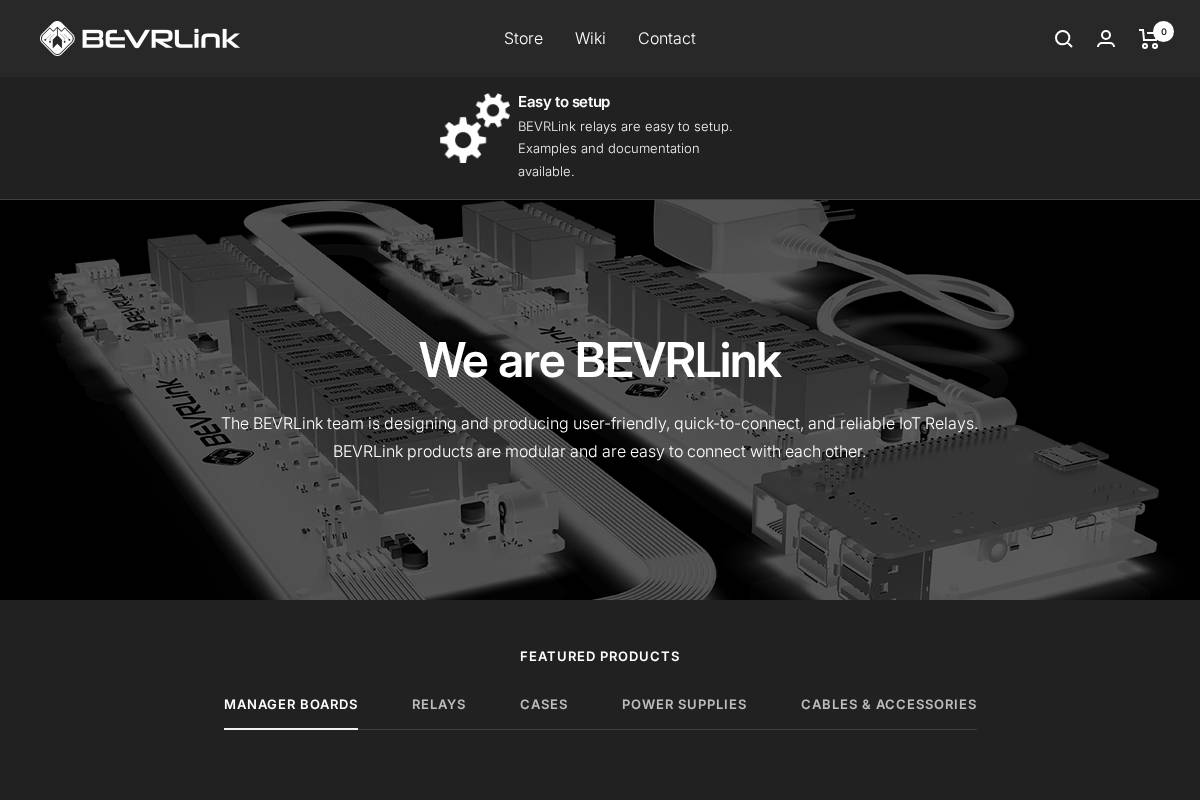bevrlink.com homepage screenshot