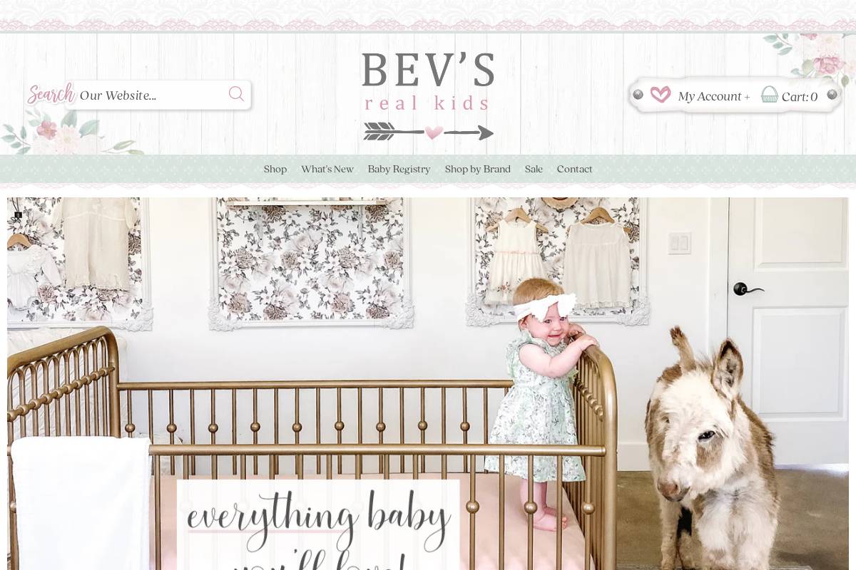 bevsrealkids.com homepage screenshot