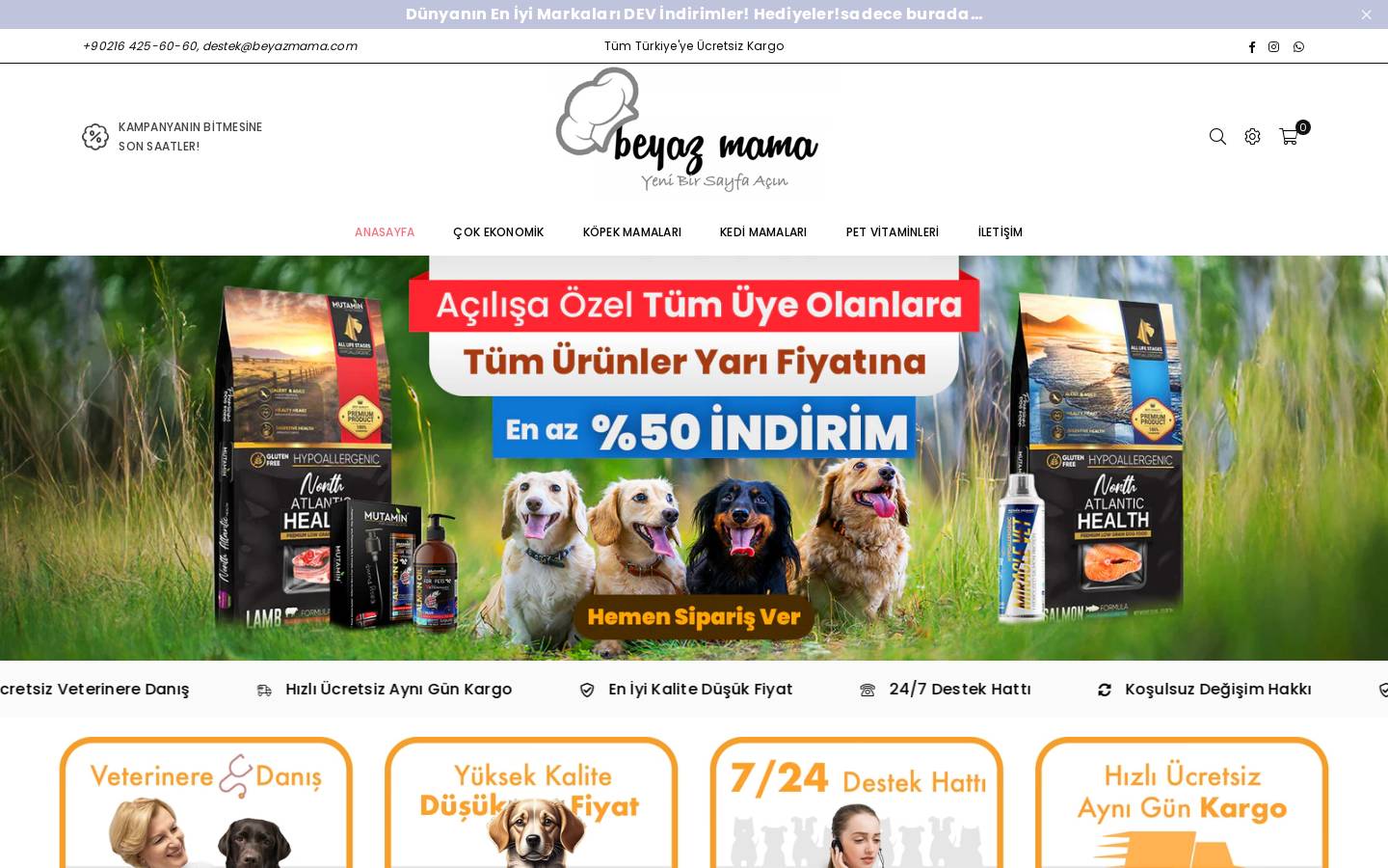 beyazmama.com homepage screenshot