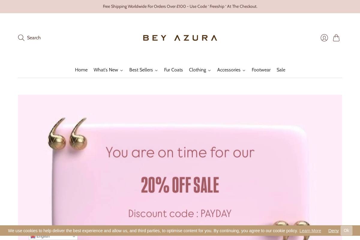 Beyazura homepage screenshot