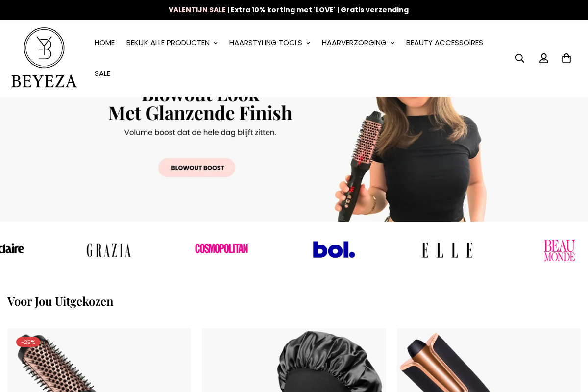 Beyeza homepage screenshot