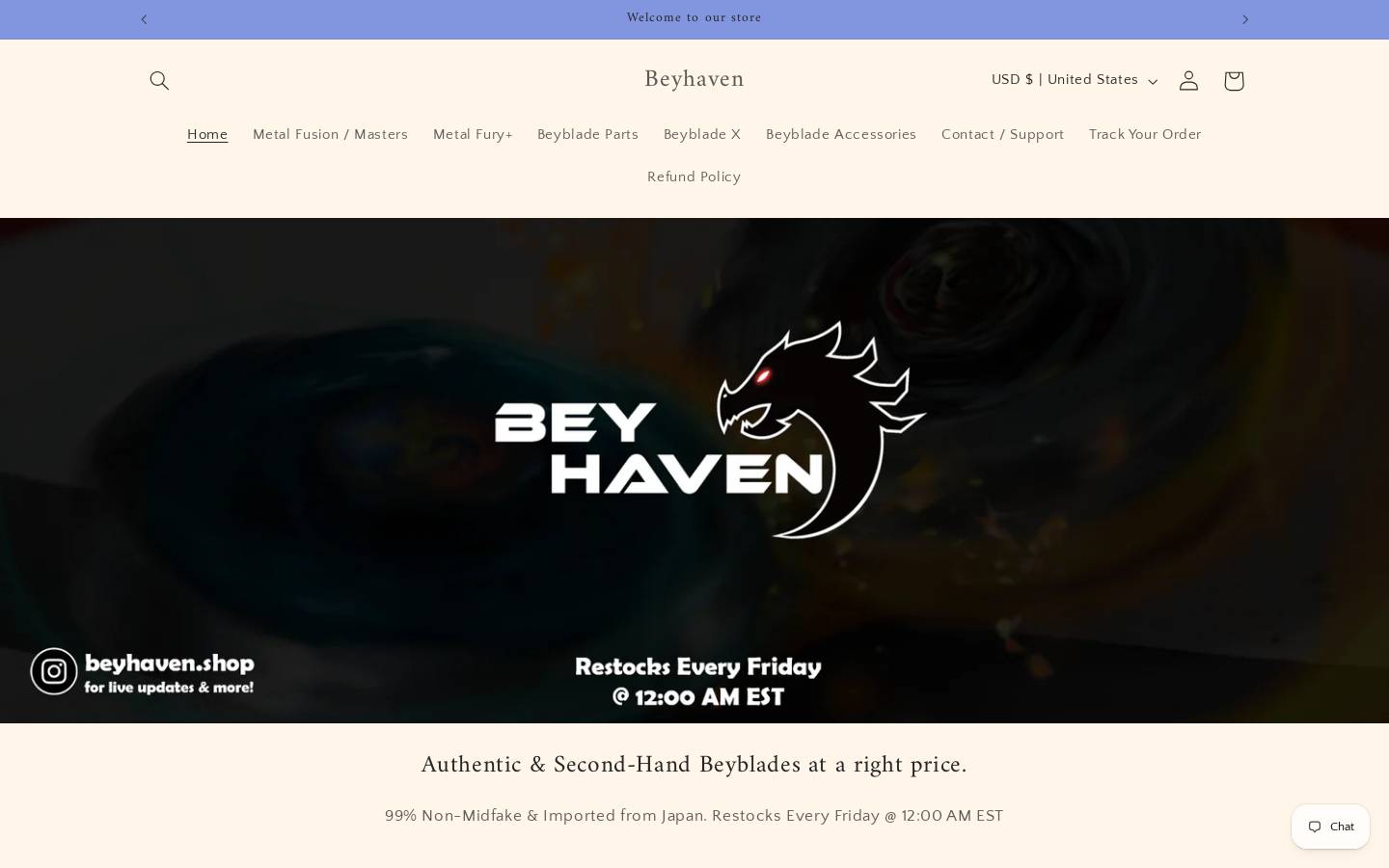 beyhaven.com homepage screenshot