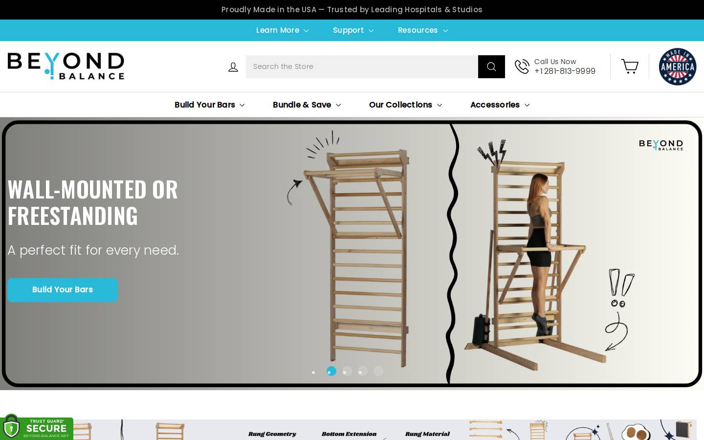 beyond-balance.net homepage screenshot