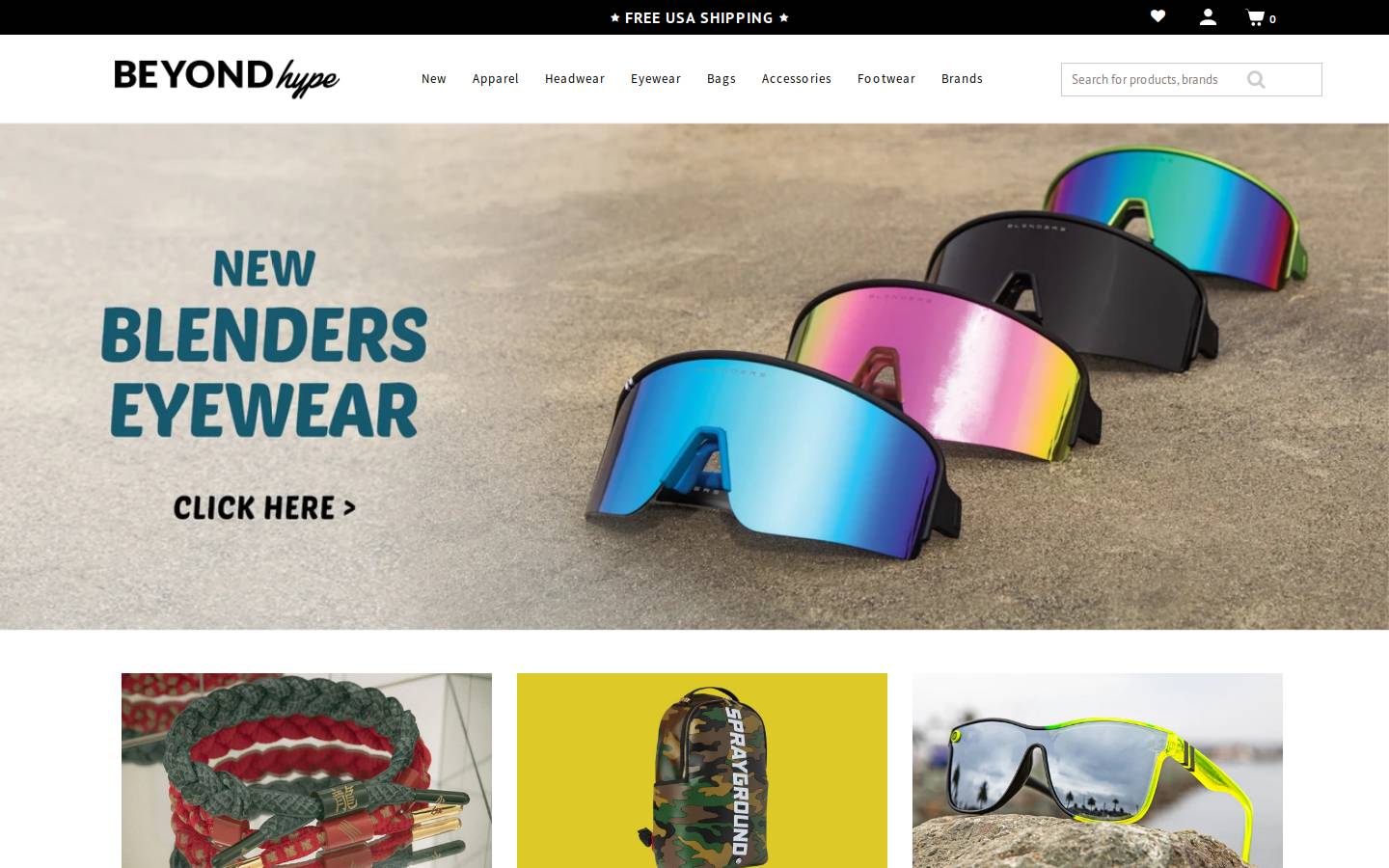 Beyond Hype homepage screenshot