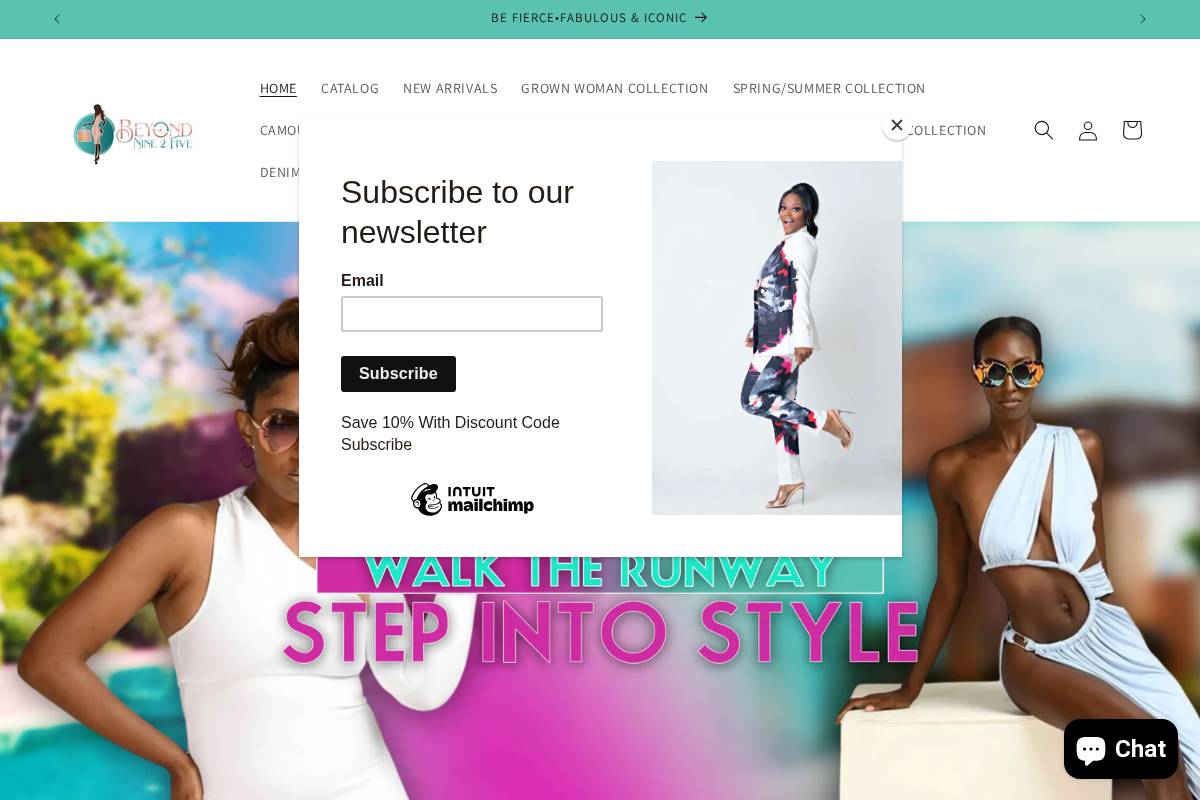 beyondnine2five.com homepage screenshot