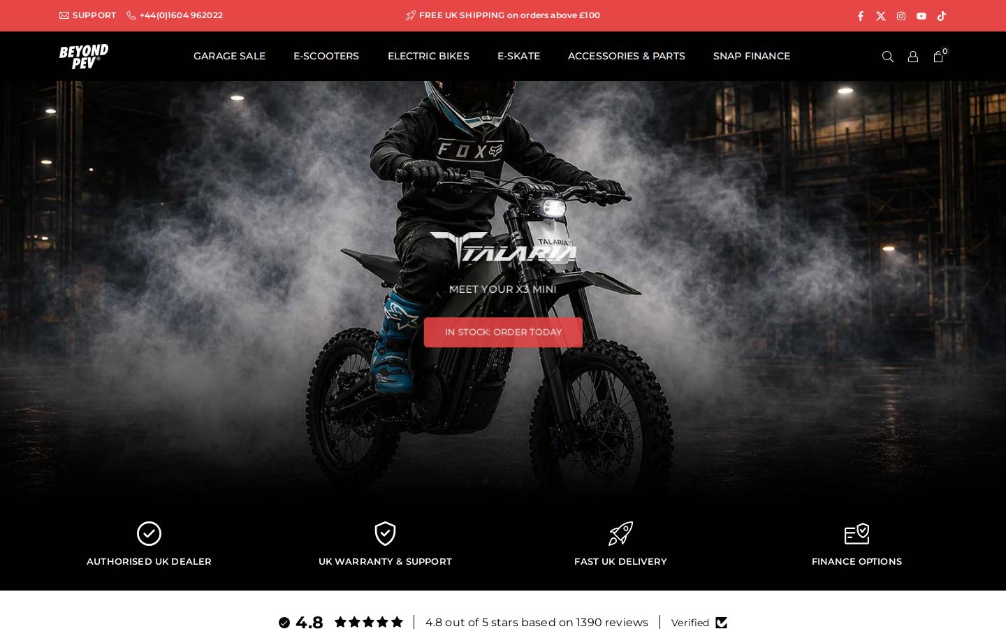 Beyondpev homepage screenshot