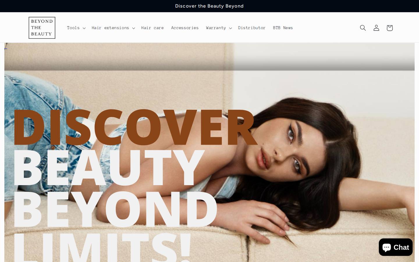 beyondthebeauty.com homepage screenshot