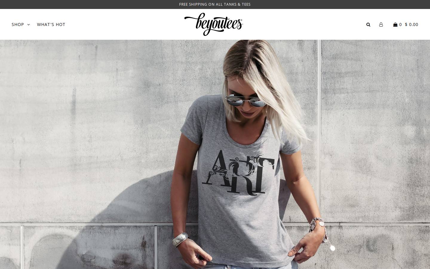 beyoutees.net homepage screenshot