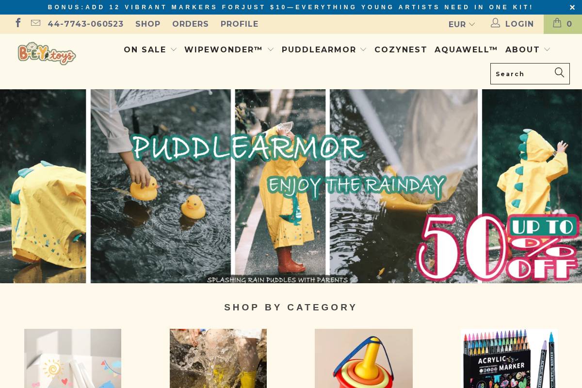 beytoys.com homepage screenshot