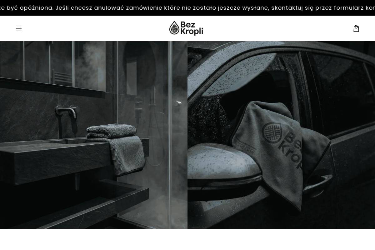 bezkropli.pl homepage screenshot