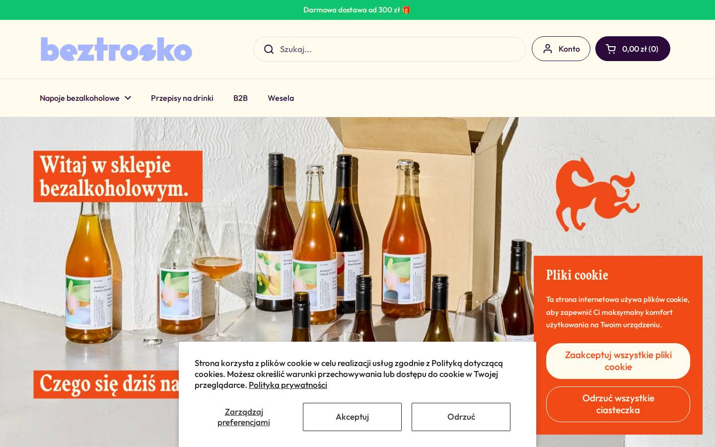beztrosko.pl homepage screenshot