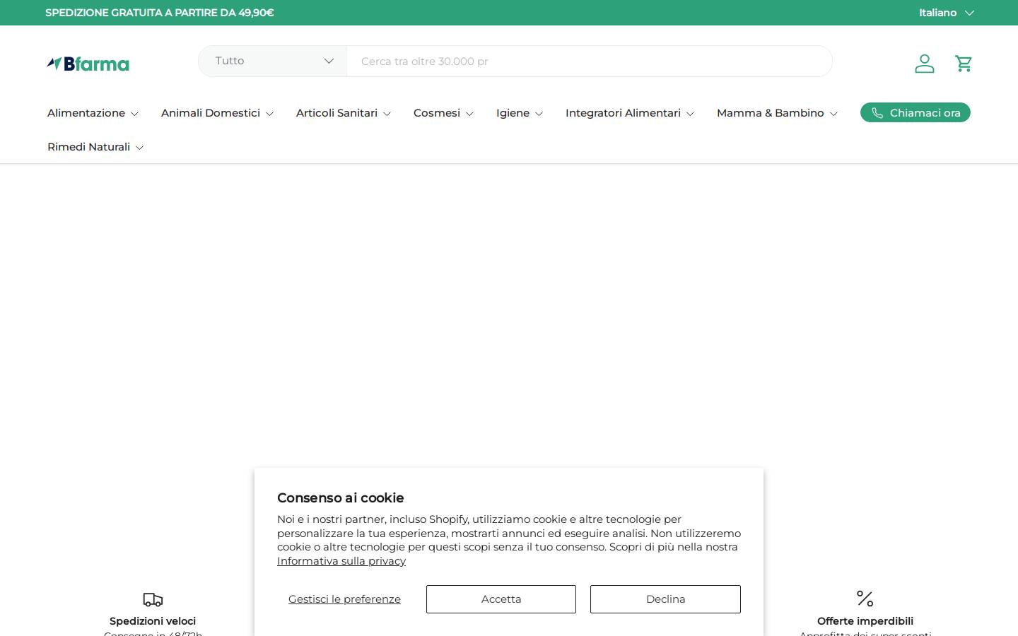 Bfarma homepage screenshot