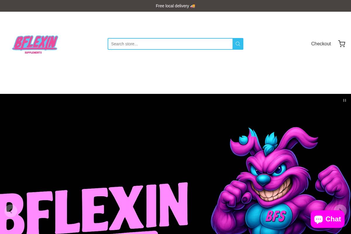 bflexinsupps.com homepage screenshot