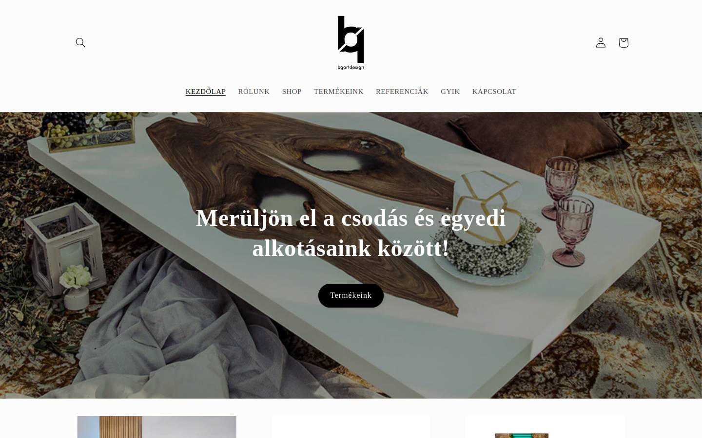 bgartdesign.com homepage screenshot