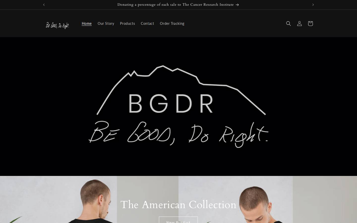 bgdrshop.com homepage screenshot