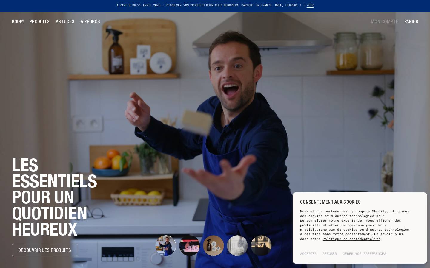 bgin.fr homepage screenshot