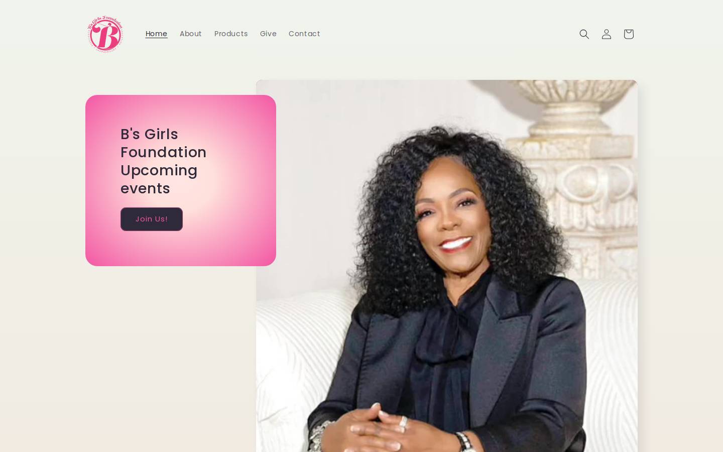 bgirlfoundation.com homepage screenshot