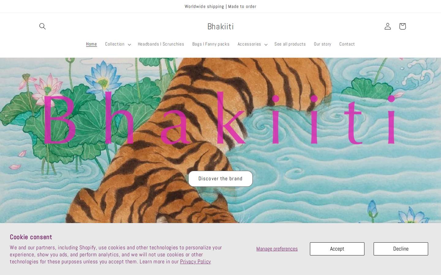 bhakiiti.com homepage screenshot
