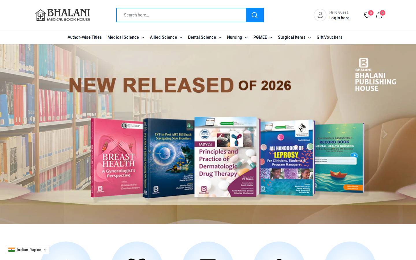 bhalani.com homepage screenshot