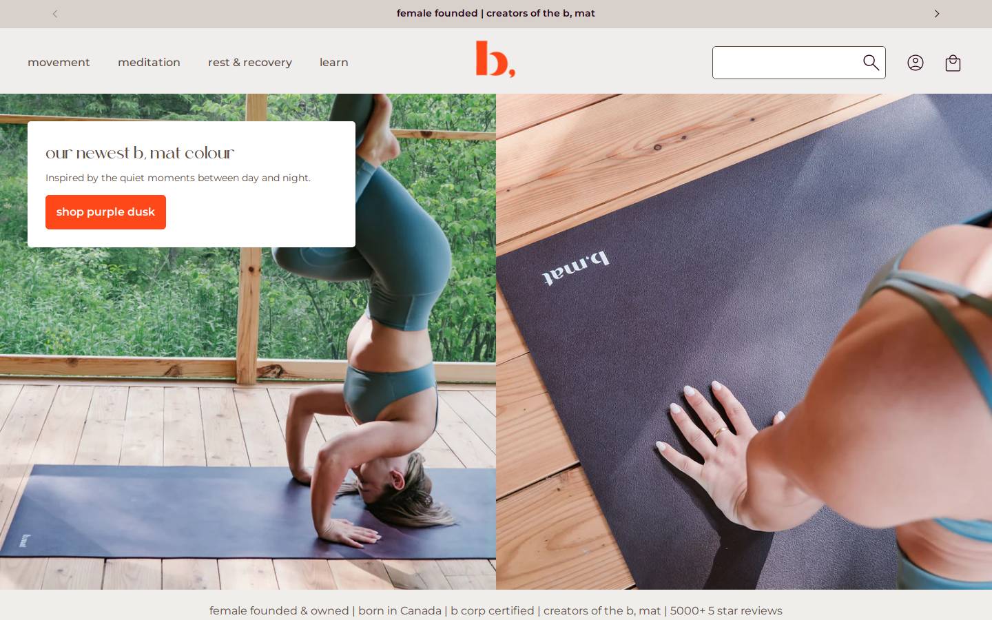 bhalfmoon.com homepage screenshot