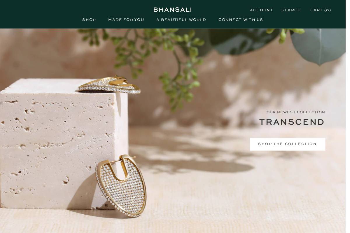bhansali.us homepage screenshot
