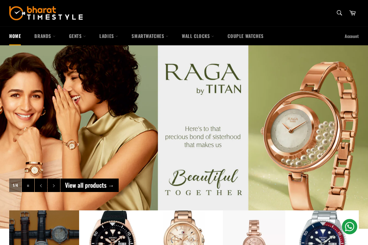 bharattimestyle.com homepage screenshot