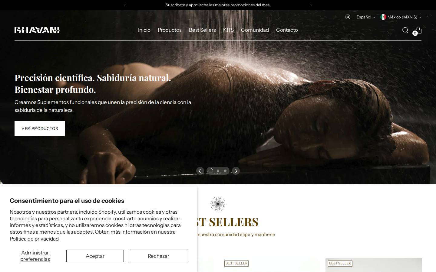 bhavaniwellness.com homepage screenshot
