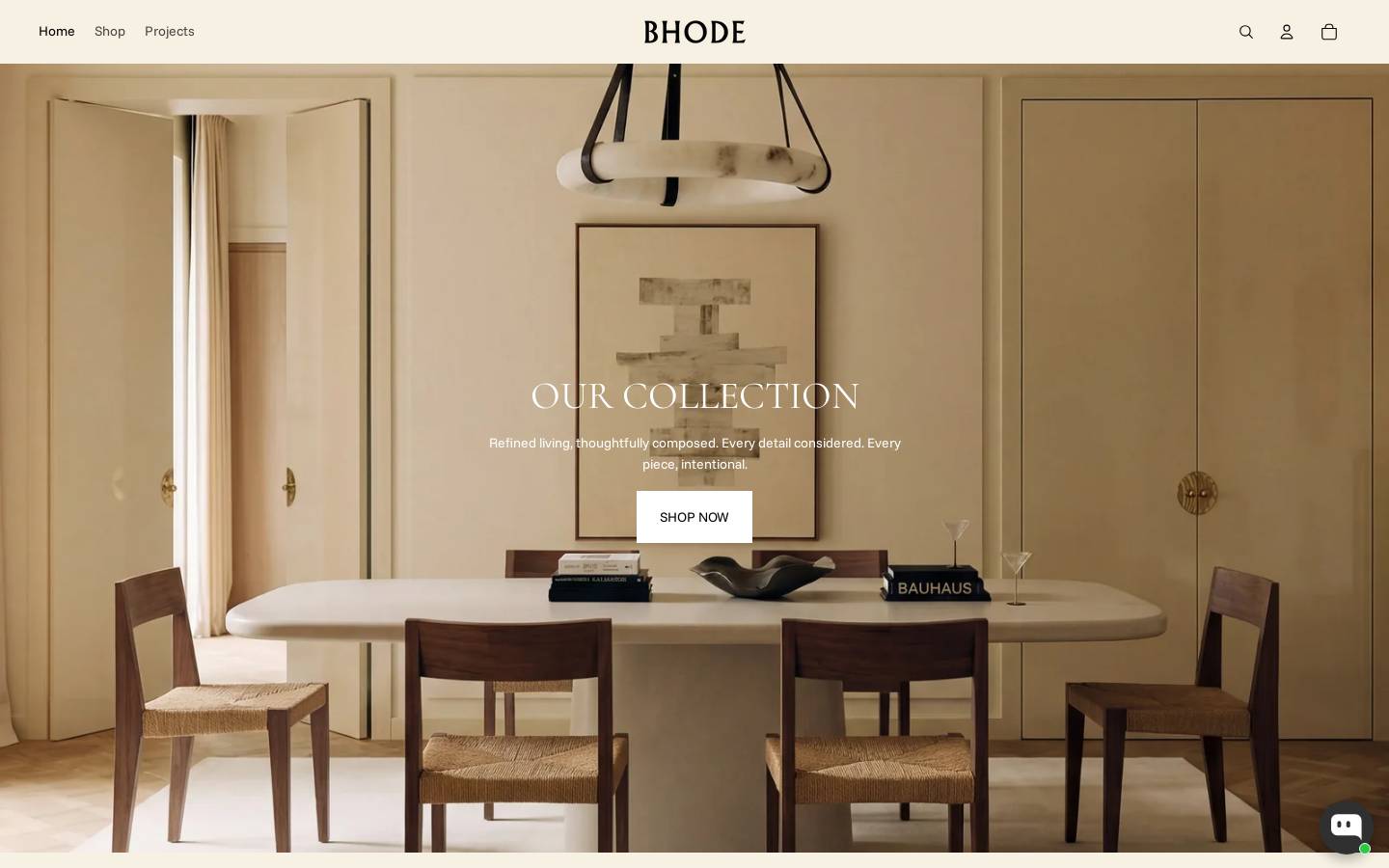 bhode.co homepage screenshot